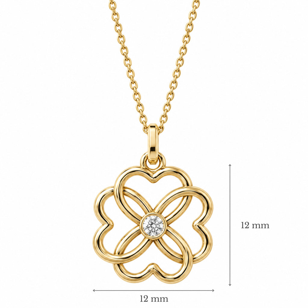 Kalp Yoncası Kolye | Fable Serisi | 925 Gümüş | Mihu Jewelry