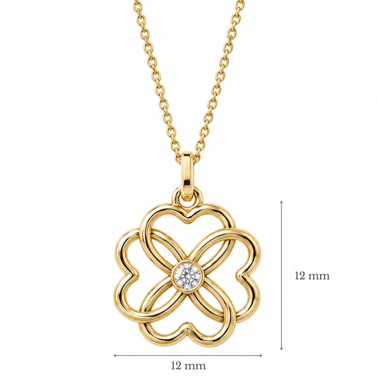 Kalp Yoncası Kolye | Fable Serisi | 925 Gümüş | Mihu Jewelry