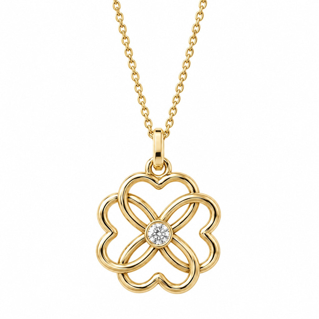 Kalp Yoncası Kolye | Fable Serisi | 925 Gümüş | Mihu Jewelry