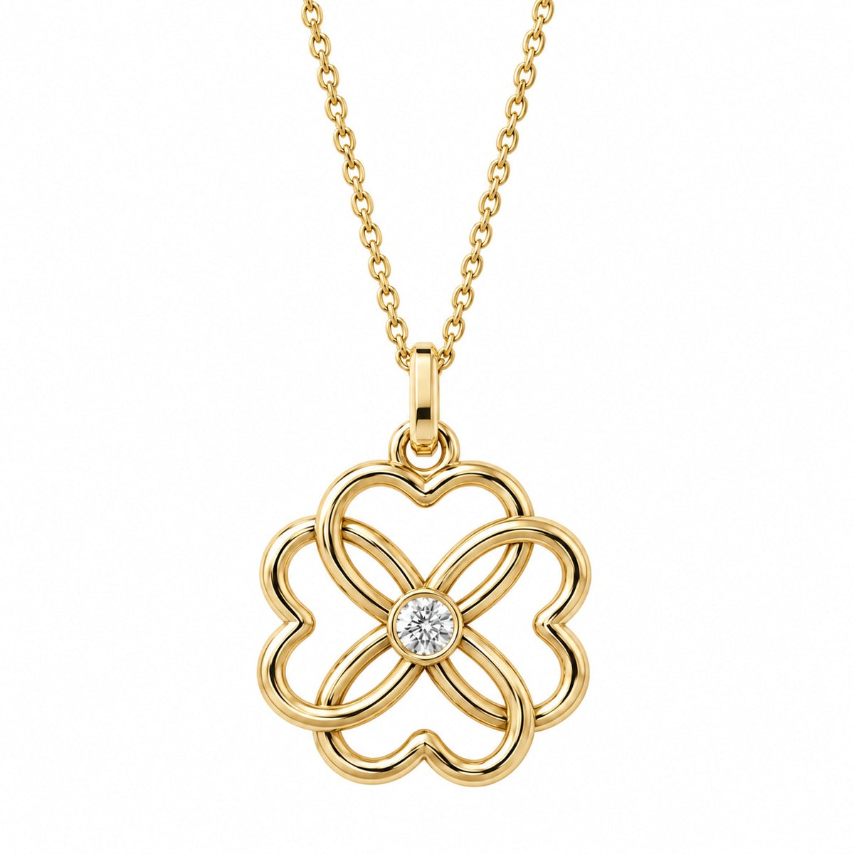 Kalp Yoncası Kolye | Fable Serisi | 925 Gümüş | Mihu Jewelry