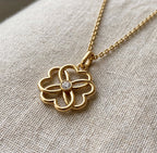 Kalp Yoncası Kolye | Fable Serisi | 925 Gümüş | Mihu Jewelry