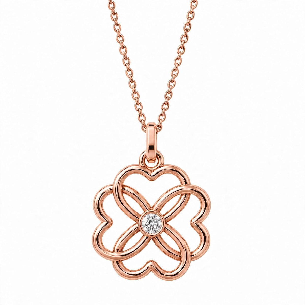 Kalp Yoncası Kolye | Fable Serisi | 925 Gümüş | Mihu Jewelry