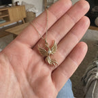 Anka Kuşu Kolye | Fable Serisi | Altın Kaplama 925 Gümüş | Mihu Jewelry