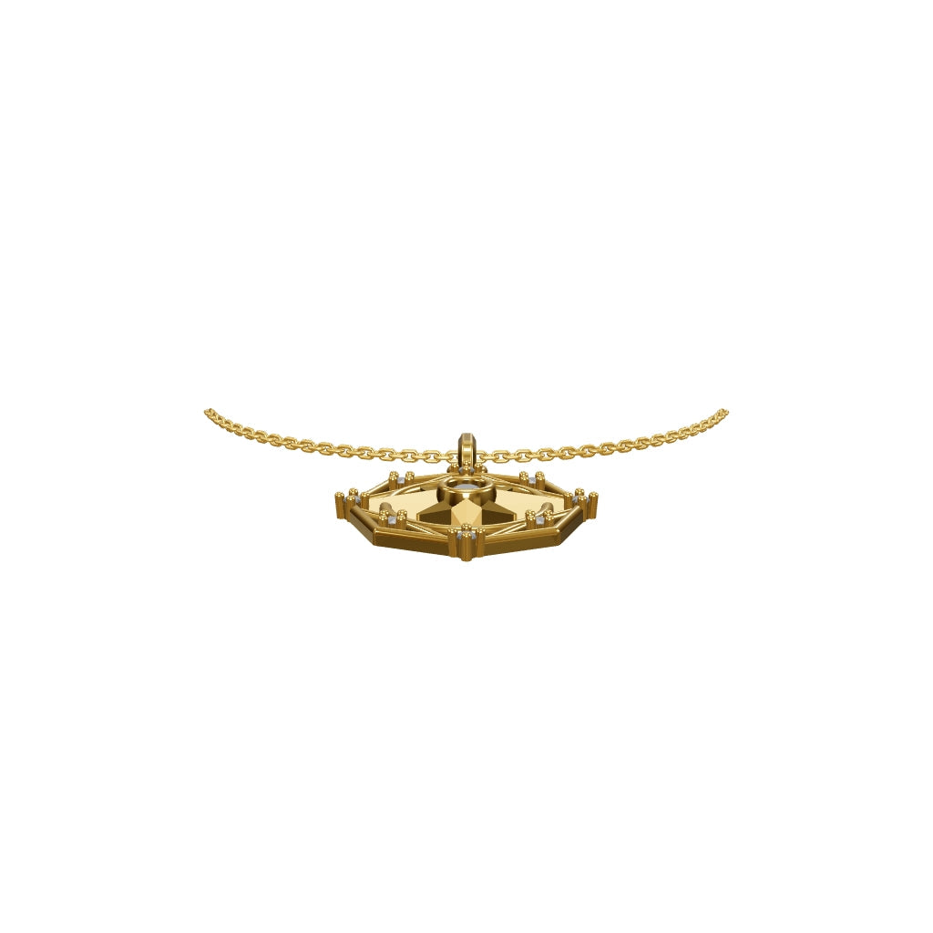 ENTP Pusula Kolye | Altın Kaplama 925 Gümüş | Mihu Jewelry
