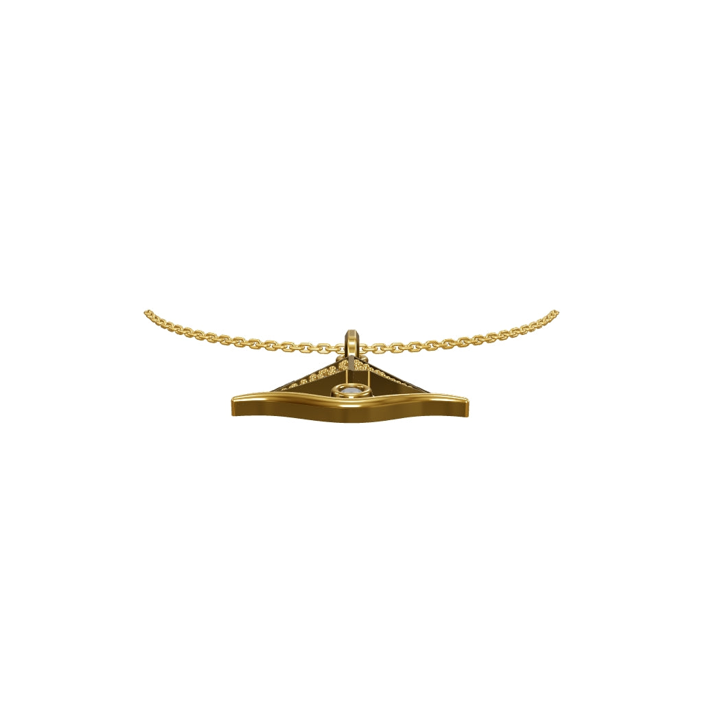 ISTP Dağ Kolye | Altın Kaplama 925 Gümüş | Mihu Jewelry