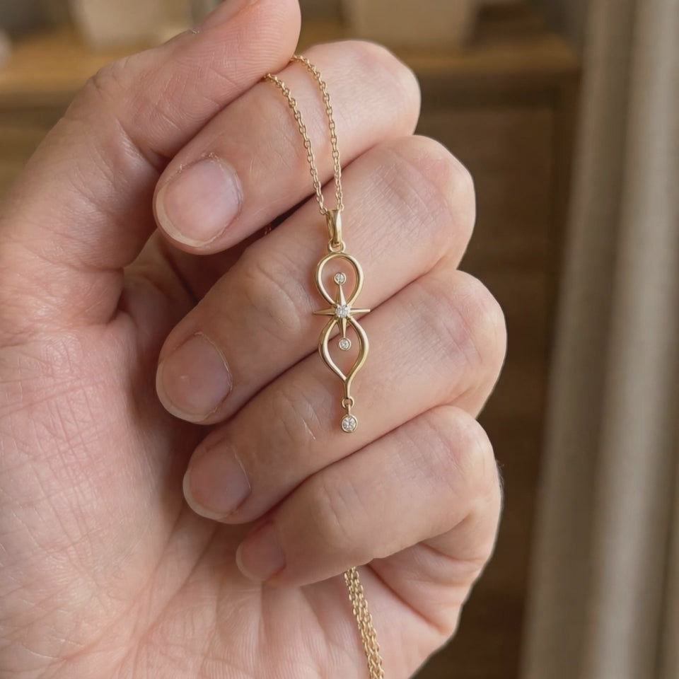 ENFJ Öncü Kolye | MBTI Serisi | 925 Gümüş | Mihu Jewelry