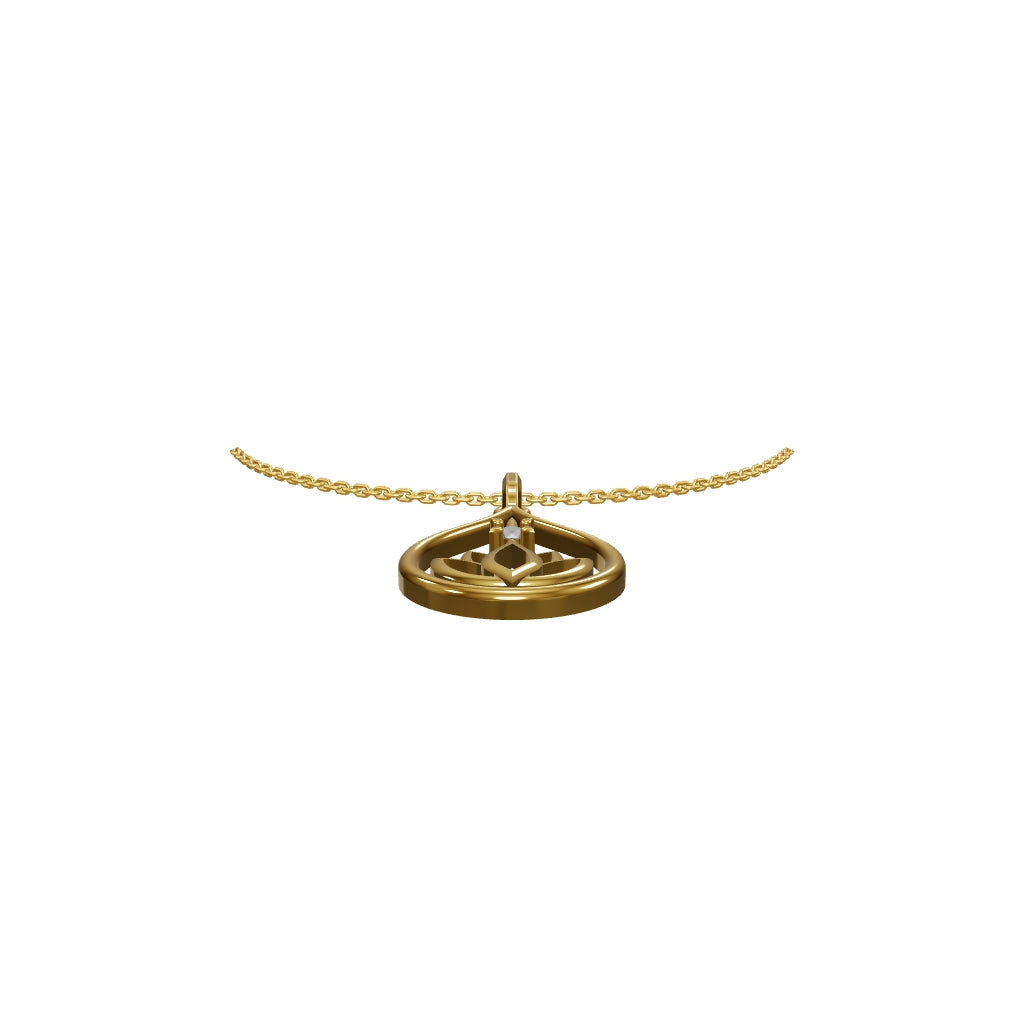 ISFP Lotus Kolye | MBTI Serisi | 925 Gümüş | Mihu Jewelry