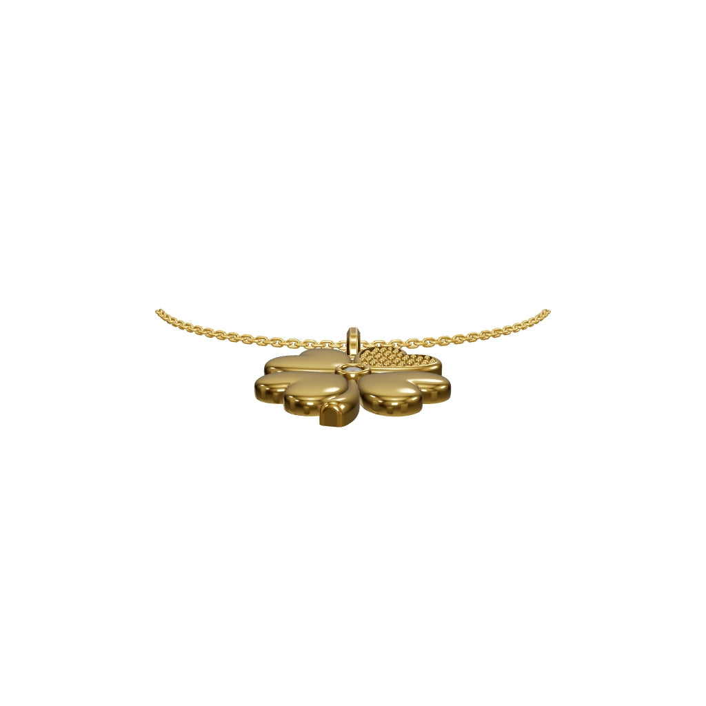 Yonca Kolye | Fable Serisi | Altın Kaplama 925 Gümüş | Mihu Jewelry