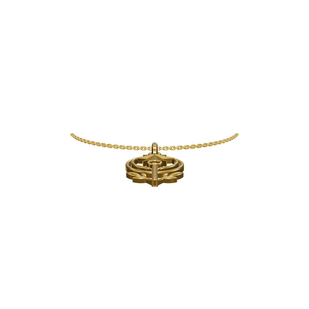 Kuzey Yıldızı Lale Kolye | Fable Serisi | 925 Gümüş | Mihu Jewelry