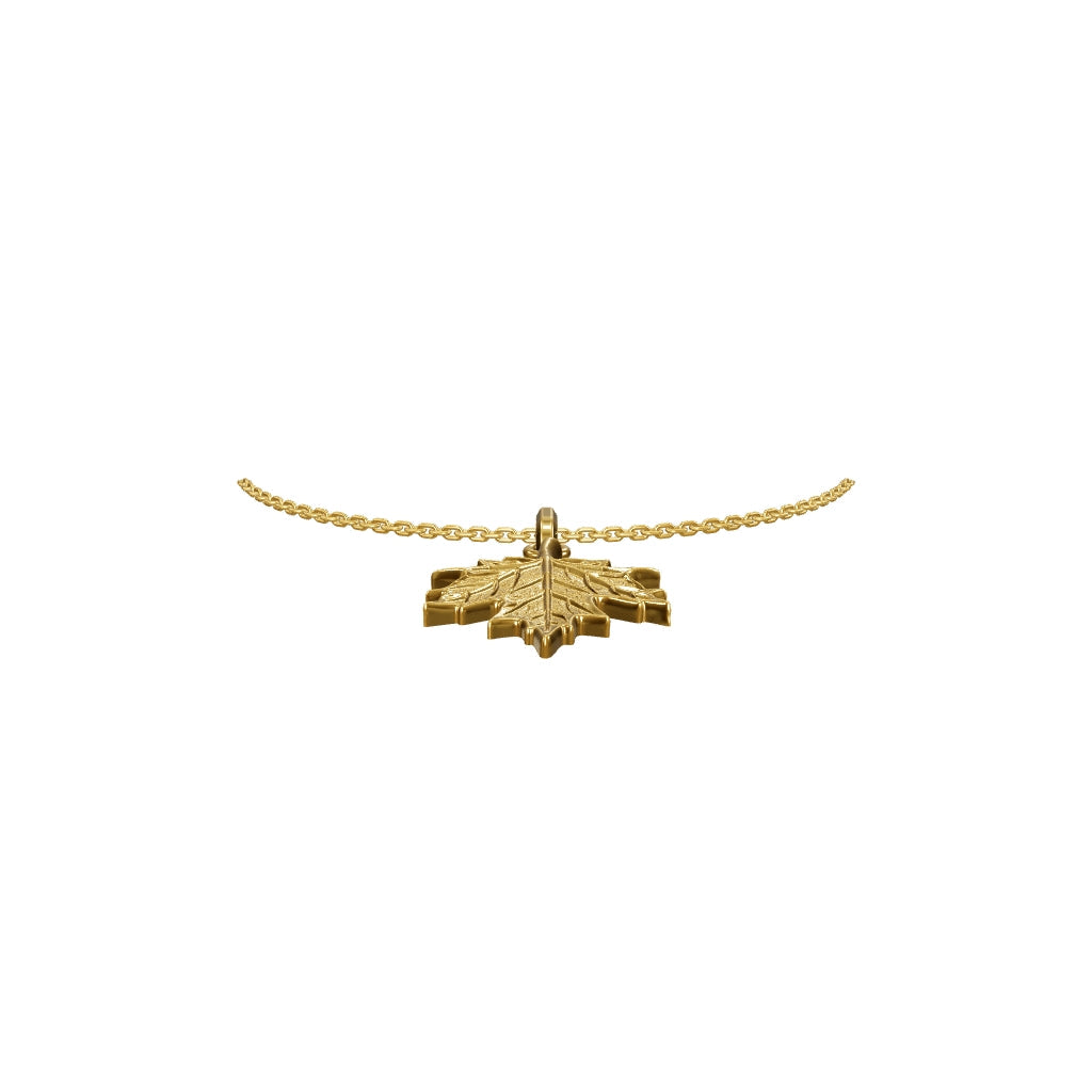Çınar Yaprağı Kolye | Season Serisi | 925 Gümüş | Mihu Jewelry