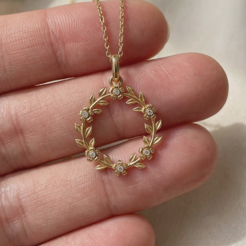 ESFJ Çelenk Kolye | MBTI Serisi | 925 Gümüş | Mihu Jewelry